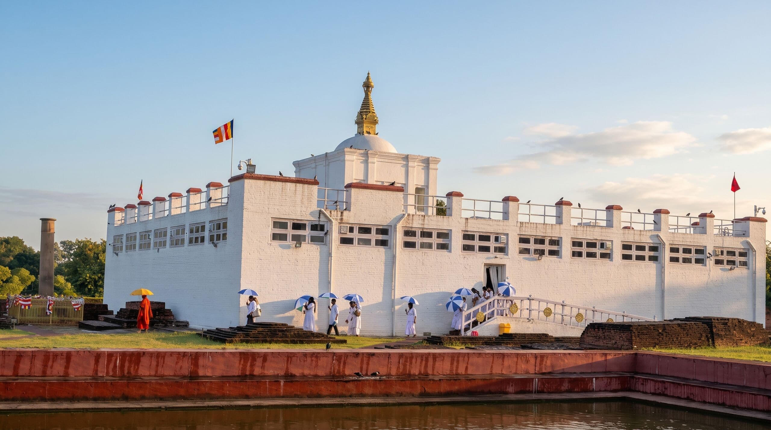 The Mayadevi Temple at Lumbini